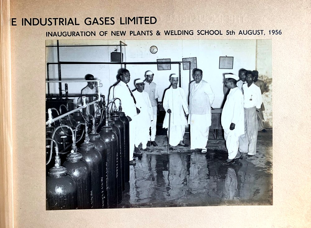 The Industrial Gases Limited — inauguration of new plants and a welding school, 5 August 1956.