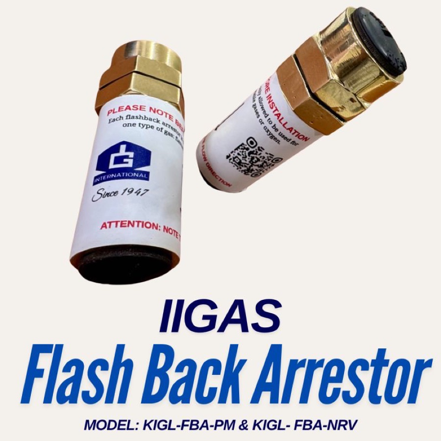 Flashback Arrestor — International Industrial Gases Ltd
